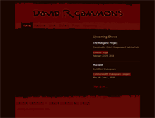 Tablet Screenshot of davidrgammons.com